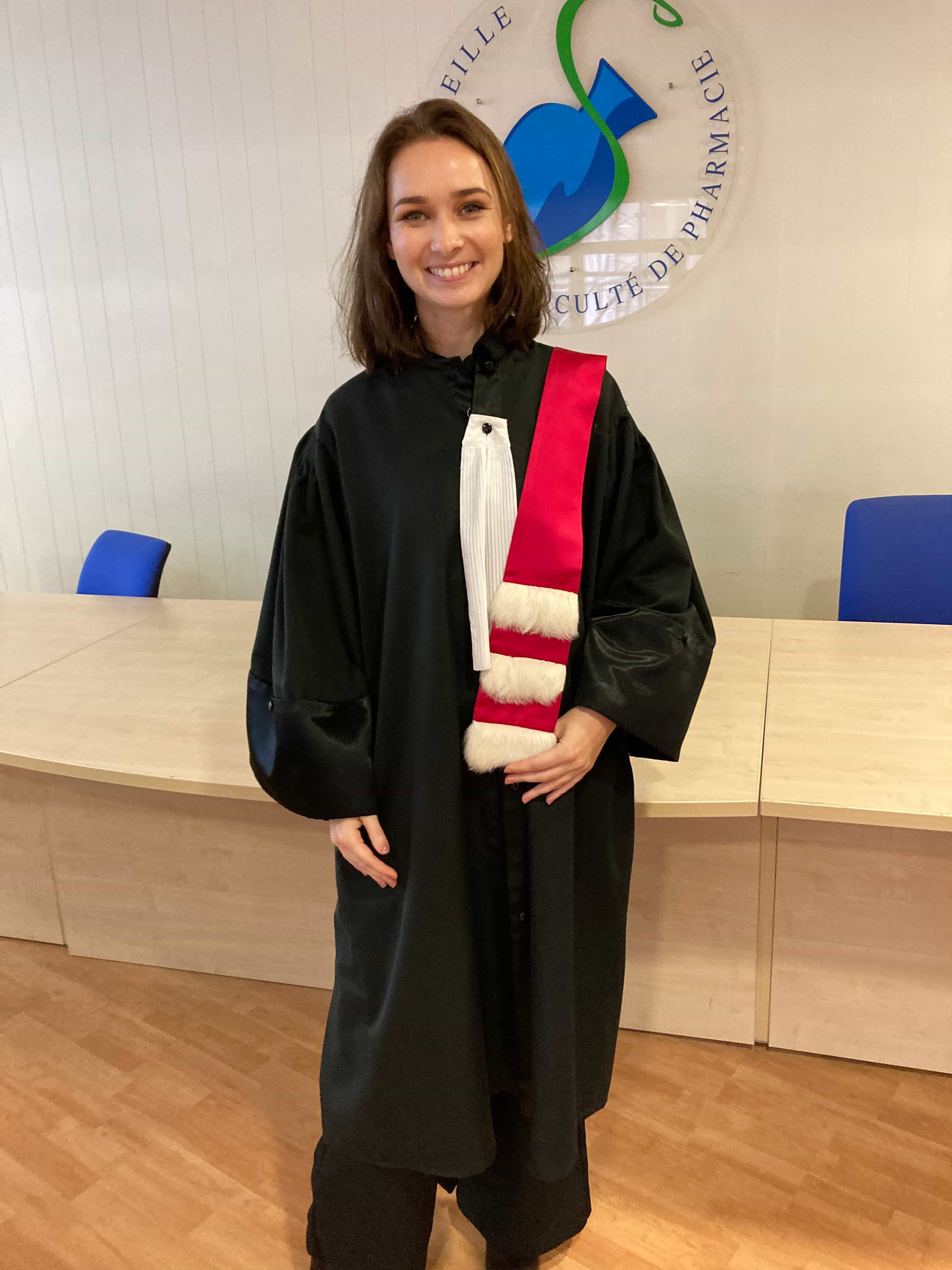 Adeline Auguet — Remise des diplômes, Faculté de Pharmacie d'Aix-Marseille